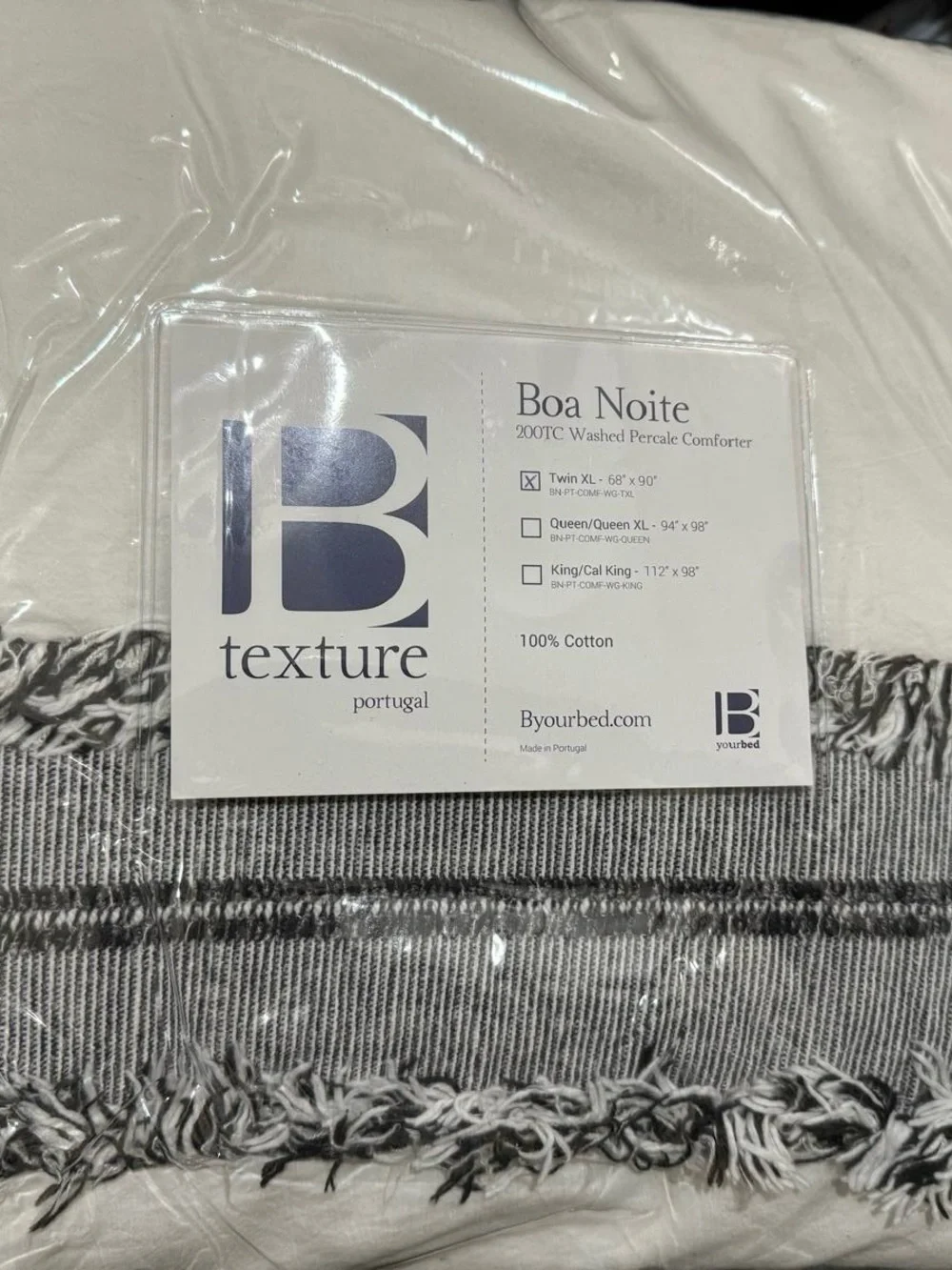 Boa Noite White Cotton Comforter